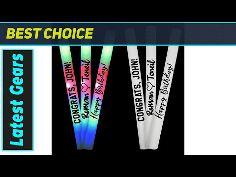 Best LED Party Foam Light Sticks Batons for Ultimate Fun!