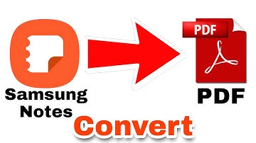 How To Convert Samsung Notes Into Pdf