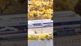 🚂🚃#アムトラック#HOゲージ#鉄道模型  #パノラマ#レイアウト#1F #2024#ホビーセンター#カトー#東京