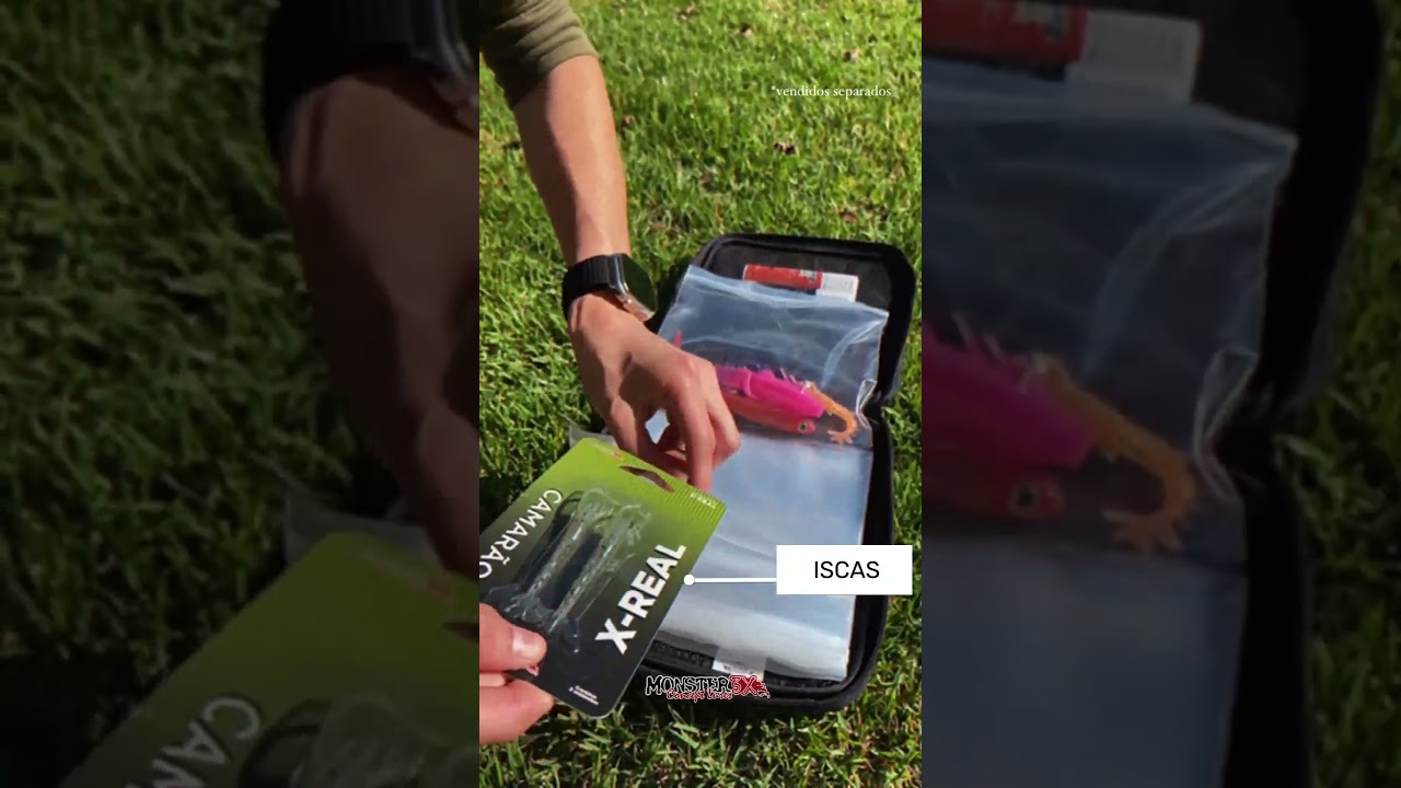 CASE PARA ISCAS SOFT MONSTER 3X - ORGANIZAÇÃO E PRATICIDADE!