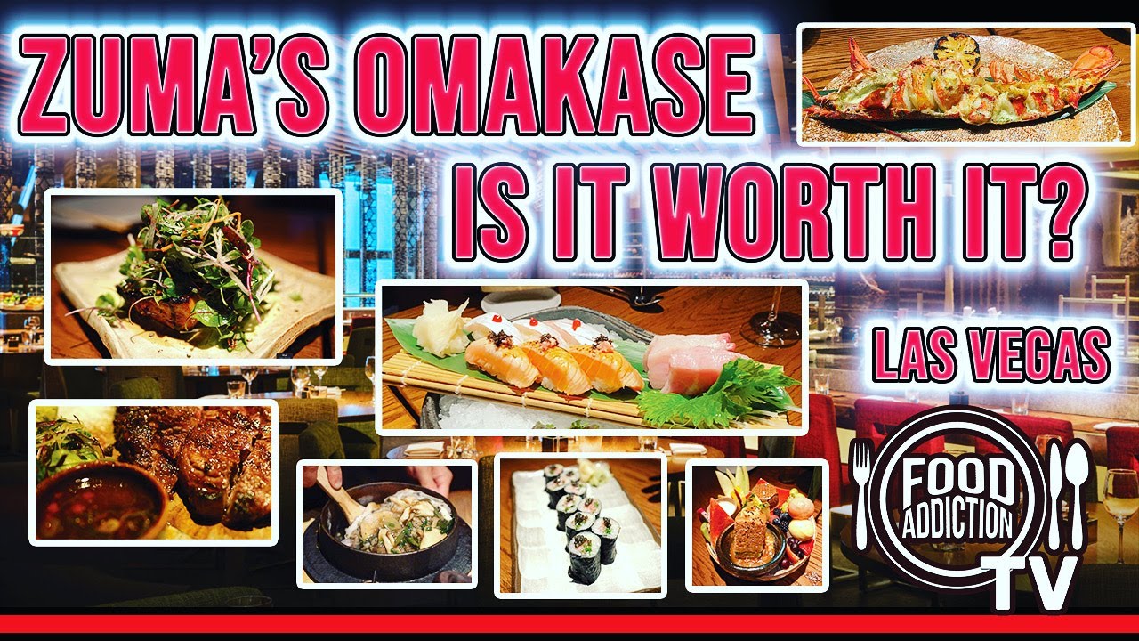 Las Vegas Omakase 🍣 Zuma Sushi Omakase Review Cosmopolitan - Food  Addiction TV 