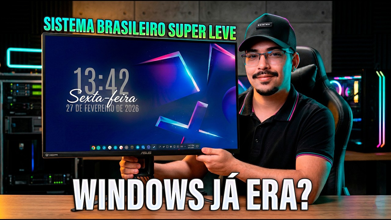 ABRE O OLHO MICROSOFT? 🇧🇷 O NOVO SISTEMA BRASILEIRO Superou o Windows? 🚀