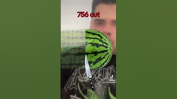 New record for cutting watermelon😱 #game #tiktokchallenge #tiktokeffect #filters #challenge #funny