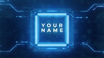 FREE 3D Intro #25 | Circuit Logo/Name Reveal | The Best Intro Templates Ever