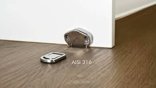 Yachtsupplier - Deurvastzetter Magnetisch - Flush - Rvs 316