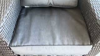 Greendale Home Fashions Outdoor 2 Piece Sunbrella Fabric Deep Seat Cushion Set