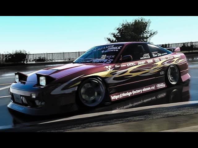 Assetto Corsa - Drifting Nissan 180SX on Gunsai Touge