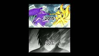 Naruto And Sasuke In 2015 And 2021「Edit」「AMV」🥵🥵🥵🥵 #Shorts #AMV #Naruto #Boruto Resimi