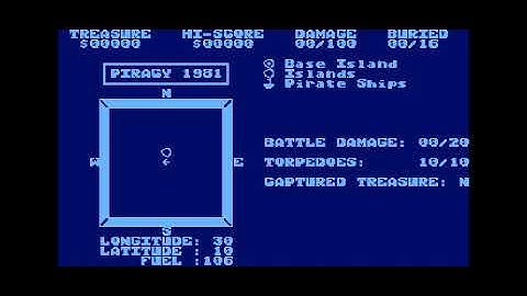 ATARI XL / XE / 5200 =+ PIRACY 1981 += NEW REMAKE GAME 2021