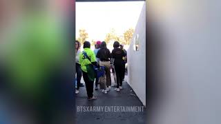 [190504] Entering RoseBowl Day 1| BTS (방탄소년단) Speak Yourself in Los Angeles Concert | Fancam