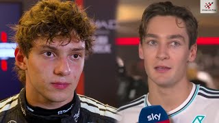 George Russell & Kimi Antonelli Qualifying Interview | Abu Dhabi Grand Prix 2025 Guide