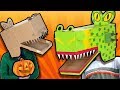 DIY Halloween Costume - Monster Mask |  Easy Cardboard Crafts to Make at Home