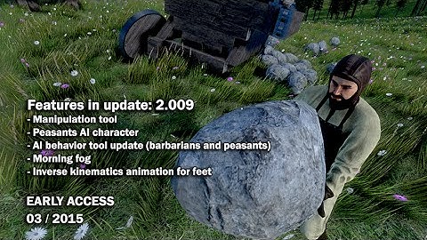 Medieval Engineers - Update 2.009: Manipulation tool, Peasants