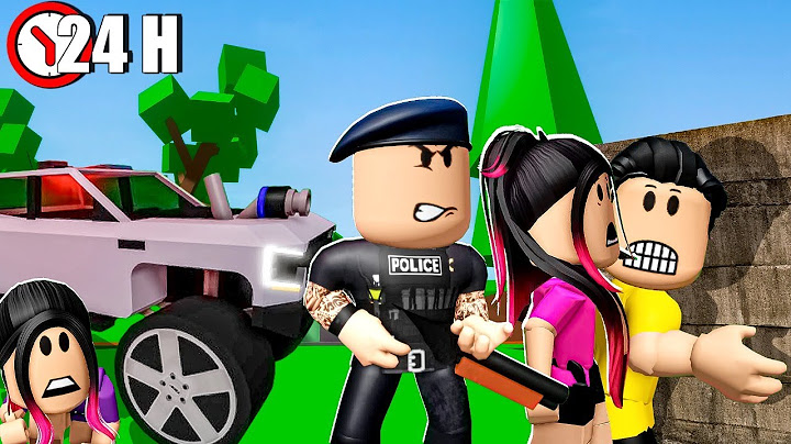 24 HORAS SENDO PERSEGUIDO POR UM POLICIAL NO BROOKHAVEN RP! *Fomos Pegos?*