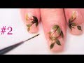 #2 Nail Art Design Tutorial for beginners | Leaves on Nails