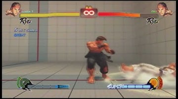 Street Fighter 4 - Ryu Special Moves/Combos Tutorial