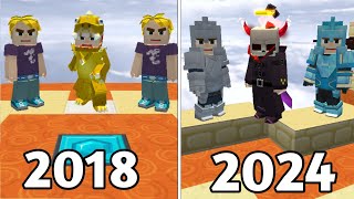 2018 vs 2024 in Egg Wars! (Blockman Go) screenshot 3