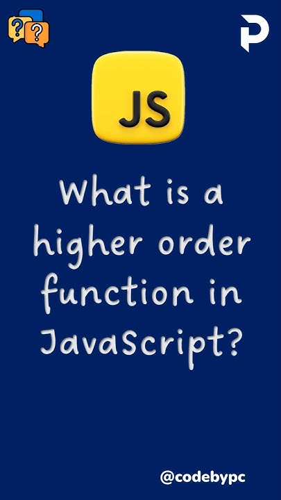 higher order function in javascript full explanation with example # ...