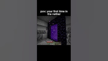 POV: Your First Time in the Nether 😂