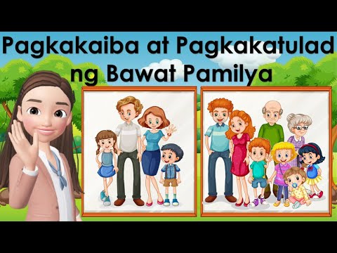 Kindergarten Week 13 MELC-based -  Pagkakaiba at Pagkakatulad ng Bawat Pamilya