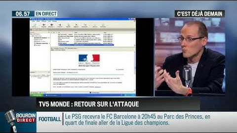 La chronique d'Anthony Morel: Retour sur l'attaque informatique contre TV5 Monde - 15/04
