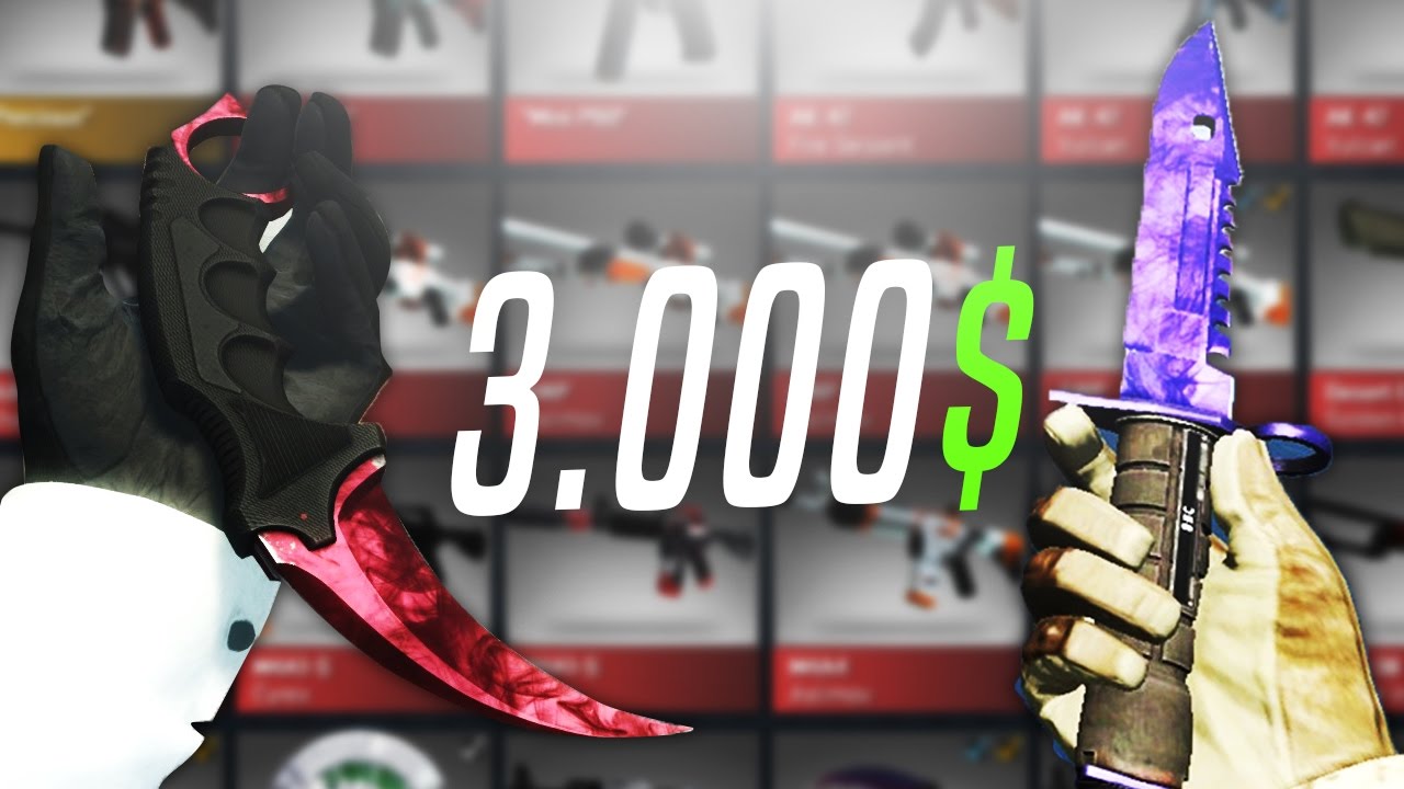 3000$ EN DOS CUCHILLOS DE CS:GO | MI INVENTARIO DE 2016 strike force heroes