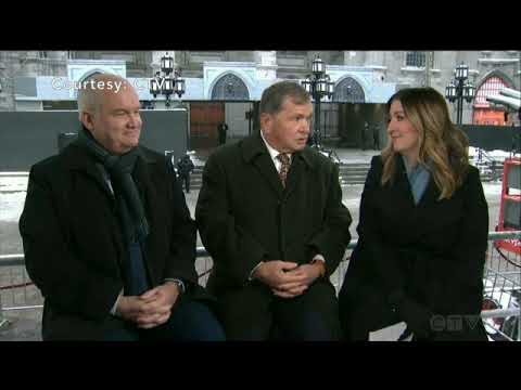 Appearance on CTV following state funeral of PM Mulroney