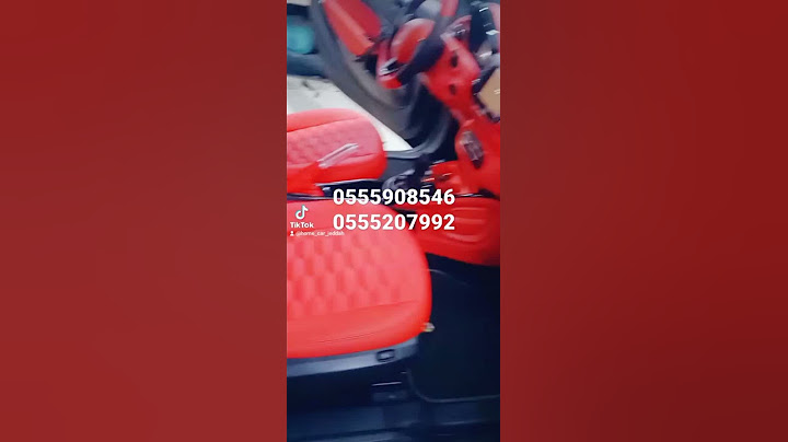 تنجيد مقاعد و رش ديكورات السيارة.
