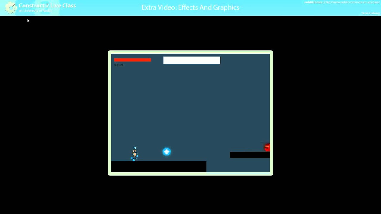 Construct2Live Class - Extra - Effects and graphics - 3 / 7 - YouTube