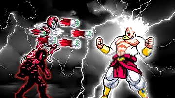 Diavolo Bossu (New) VS Limit Break Broly SSJ4 V2 in Jump Force Mugen