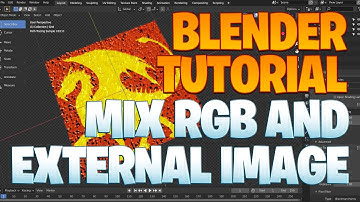 Blender beginner series No. 28 - Mix RGB and external image