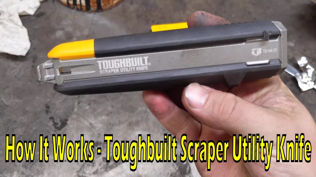 How it works - Toughbuilt Scraper Utility Knife 