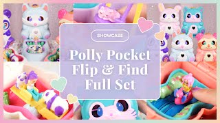 Polly Pocket Flip & Find: Panda, Sloth, Fox, Cat, Bunny