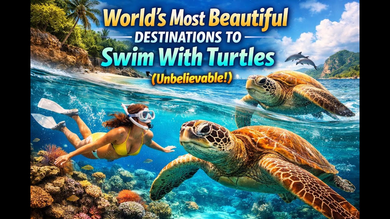 Самые красивые места в мире для плавания с черепахами (невероятно!)