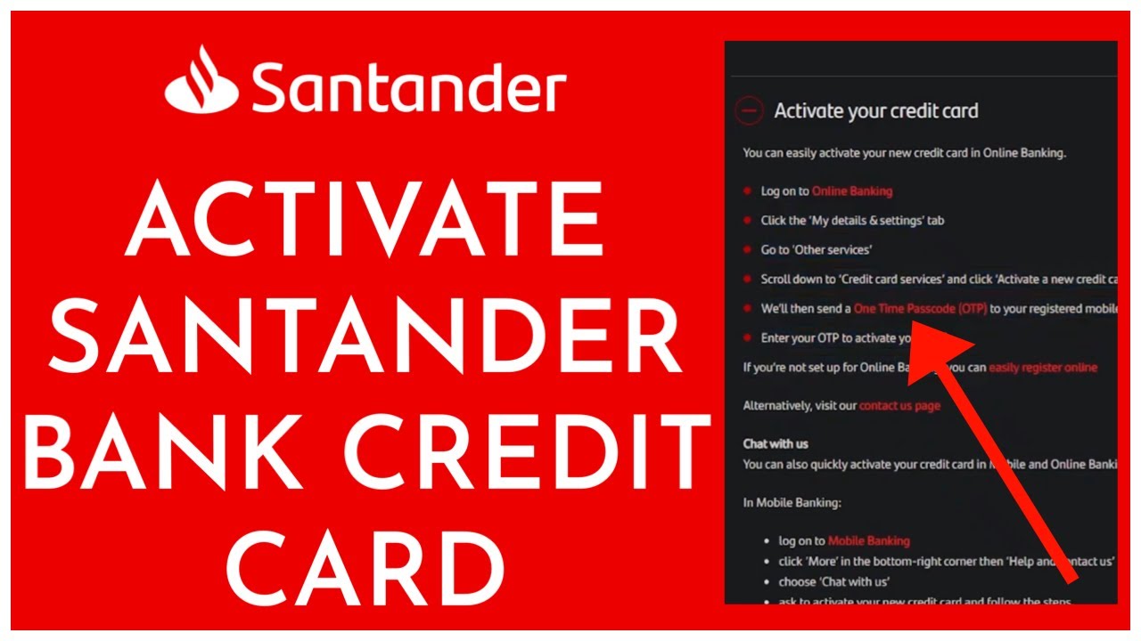how-to-activate-santander-bank-credit-card-2023-santander-credit