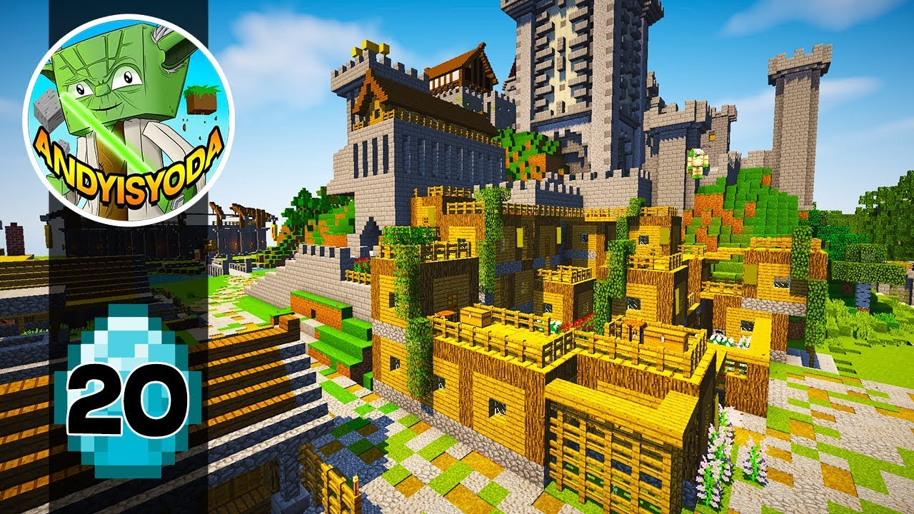 Transform A Minecraft Village Into A Town E20 YouTube