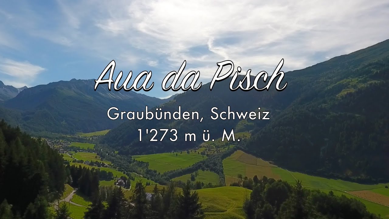 Aua (Cascada) da Pisch - Val Müstair, Graubünden, Schweiz