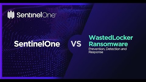 SentinelOne vs WastedLocker (Detect Mode)