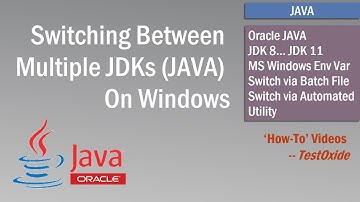 How to Switch Between Multiple JAVA Versions #SwitchJavaVersion #JDK #JRE