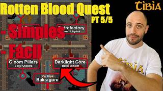 Tibia Rotten Blood Quest - How to kill Bakragore. EK/ED/RP perspective! Best tutorial on the inte...