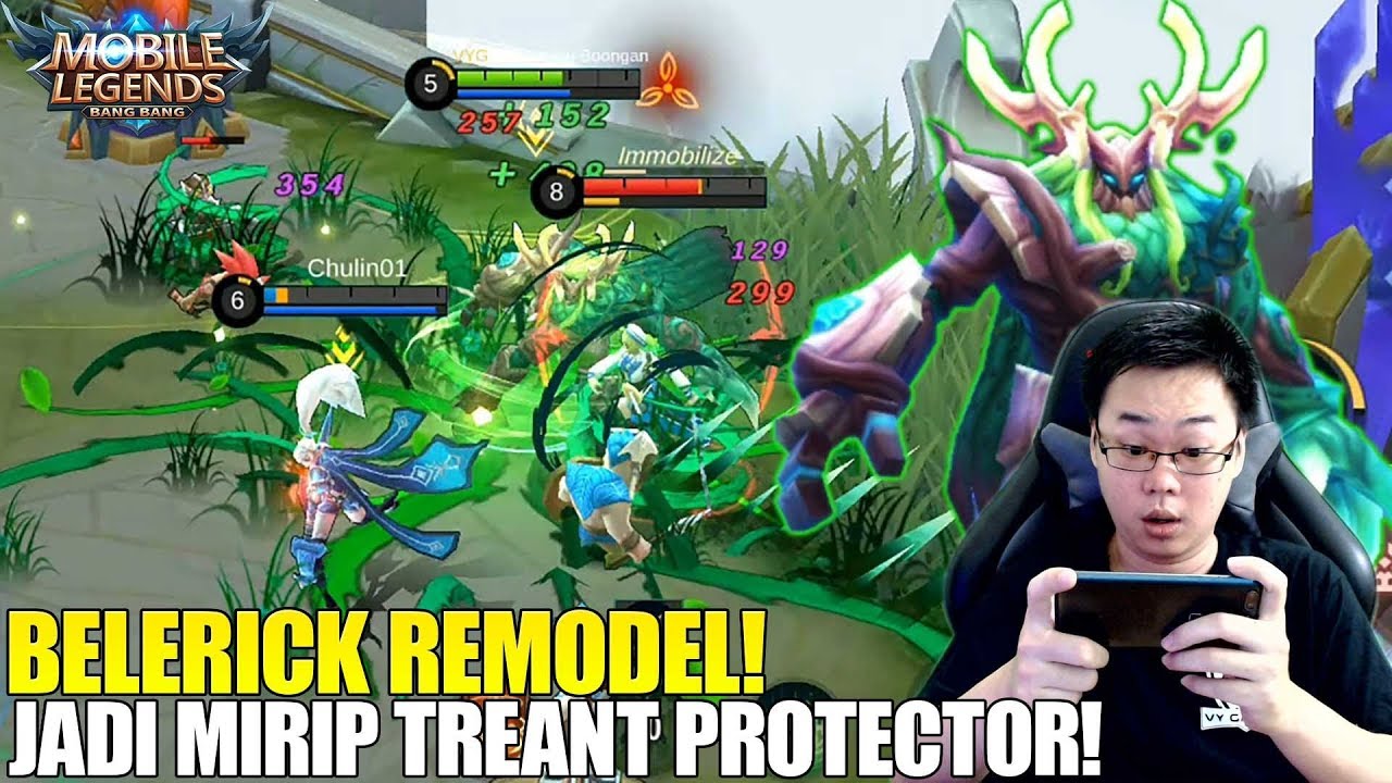 Belerick Remodel Berubah Jadi Kayak Treant Protector Jadi Makin Sangar Mobile Legends Youtube Belerick Remodel Berubah Jadi Kayak Treant Protector Jadi Makin Sangar Mobile Legends Youtube