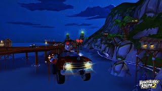 Играю в Beach Buggy racing 2