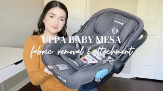 UPPABaby Mesa Fabric Removal and Attachment | How To Clean