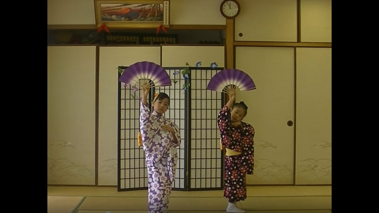 日本舞踊 「花ばたけ」「藤の花」 - YouTube