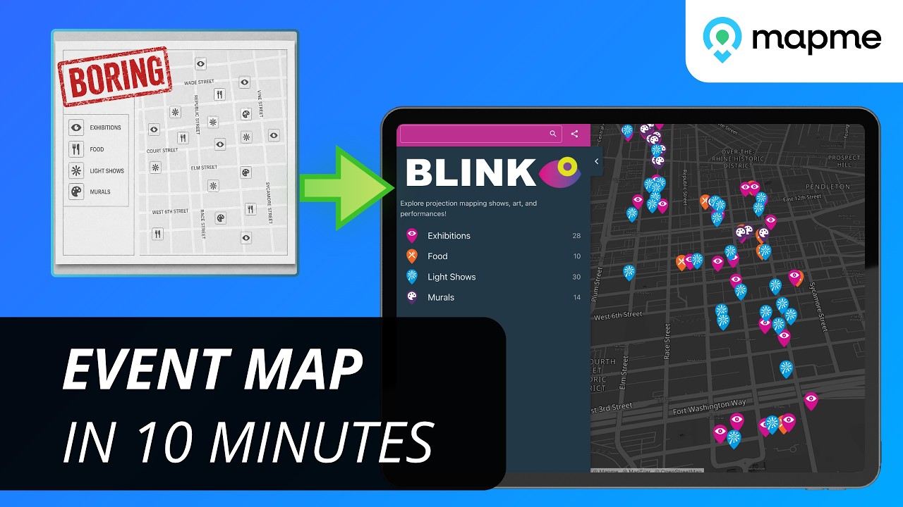 How To Create An Interactive Event Map No Code Tutorial Mapme YouTube 