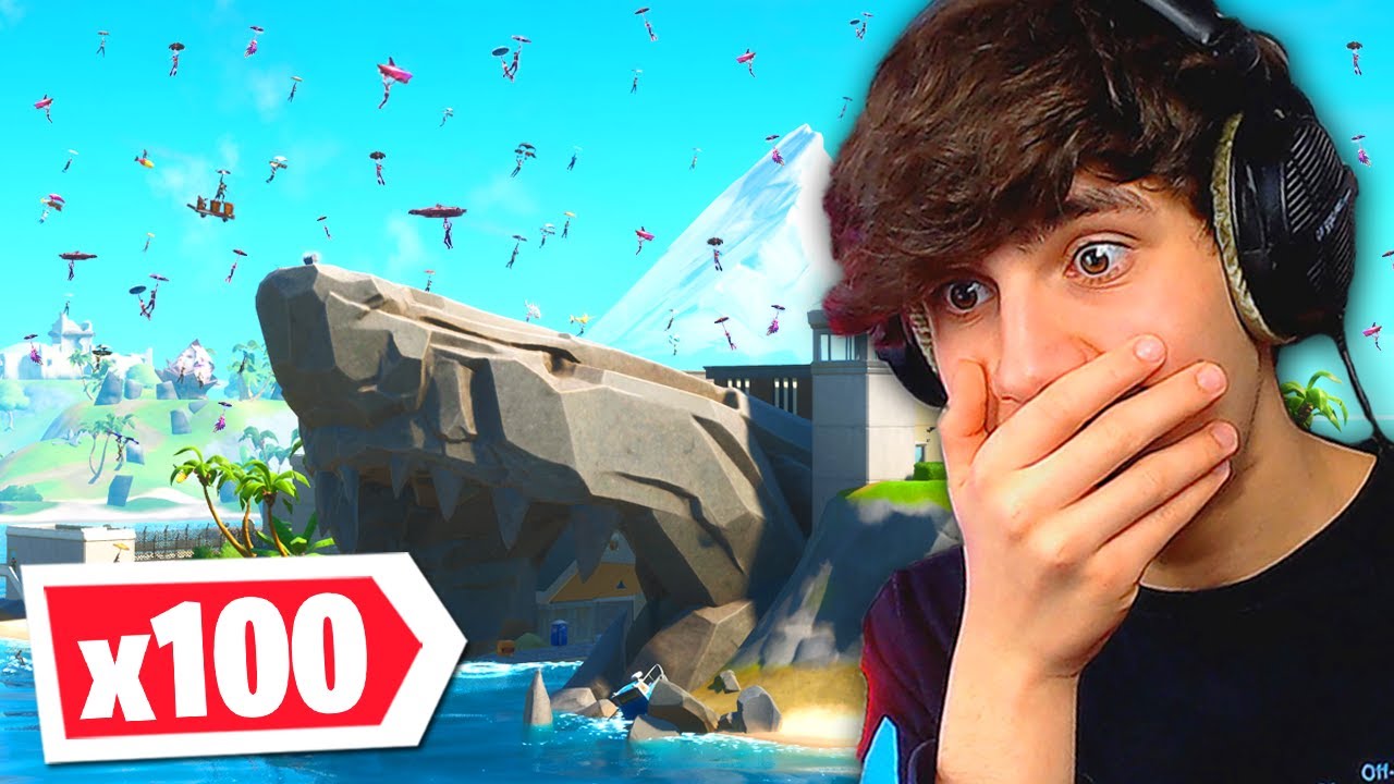 VERSTOPPERTJE met 100 SPELERS in Fortnite! (WOW)