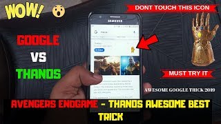 Avengers Endgame - Thanos Awesome Best Trick Right Now Thanos Infinity Gauntlet Google vs Thanos