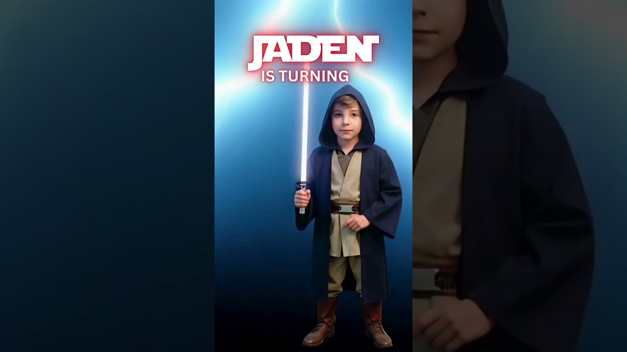 Jedi Star Wars Animated Invitation