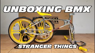 BMX REVIEW : UNBOXING BMX DARI SERIAL NETFLIX STRANGER THINGS (PART 1) #iosbmx #tarakagarage