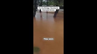 Flooding fears: Why residents are demanding an urgent bridge fix now.